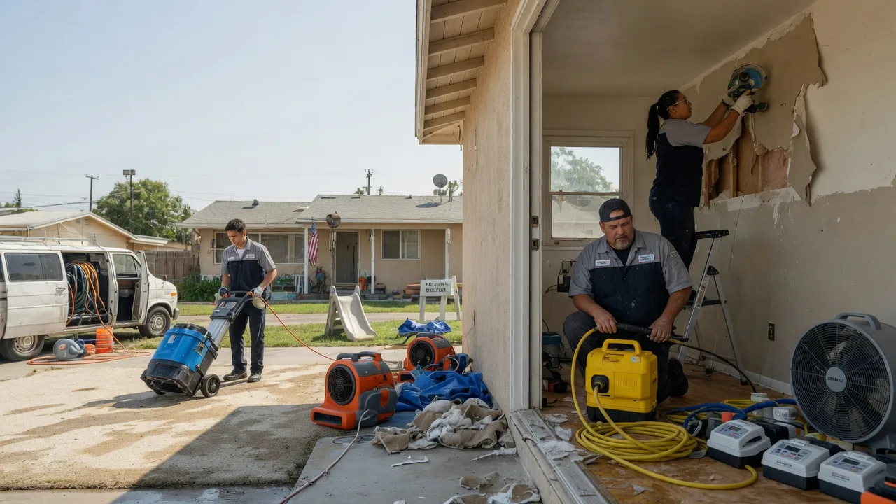 Water Damage Restoration in Bellville, TX near me